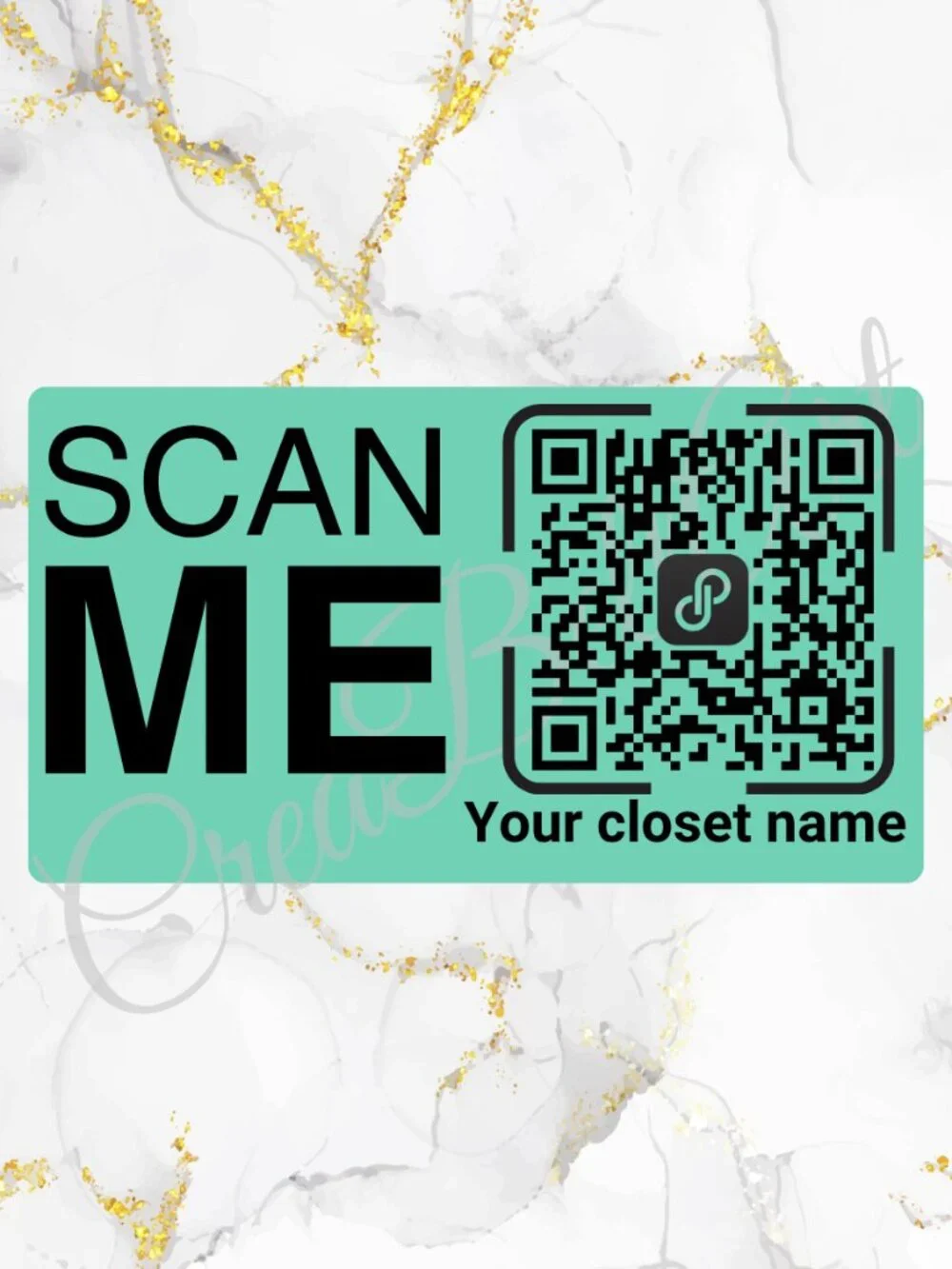 100 Thank you Stickers for Packaging Customizable QR | Small Business Labels